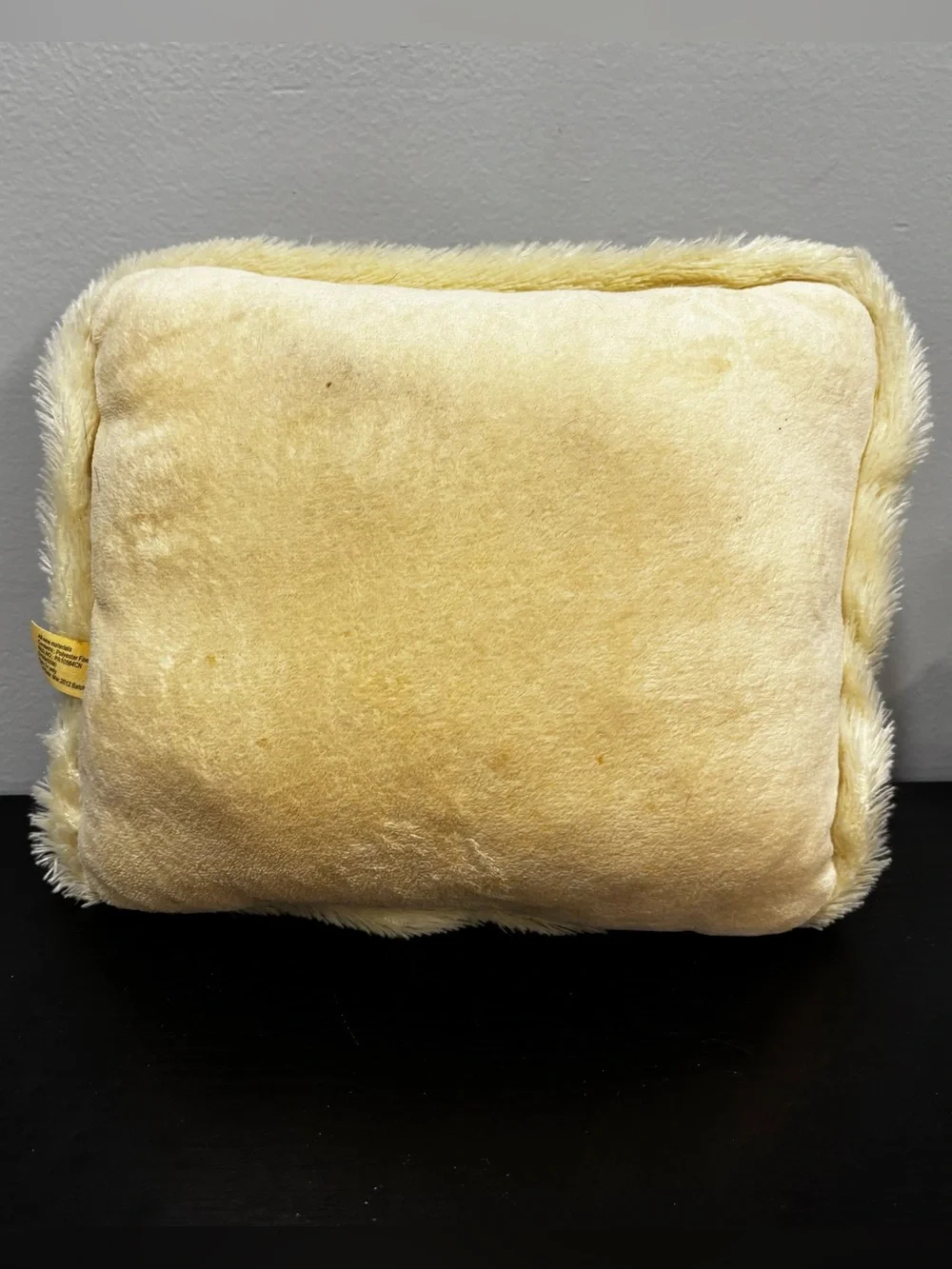 Jaag plush Yellowstone Faux Fur Wolf Accent throw Pillow 3d stuffed animal